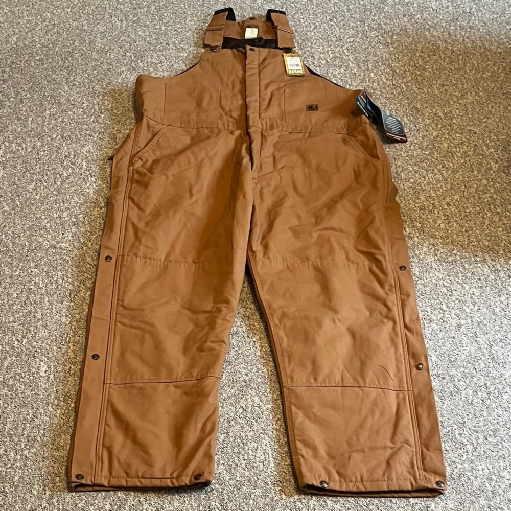 Men’s Brown Berne Insulated Overalls